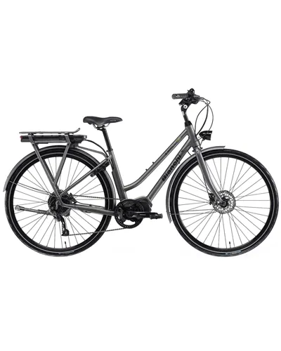 Bianchi e-Spillo Classic ST VB Lady Shimano Altus 8v - Egoing 418Wh, ST Gun Metal/Black Full Matt MY23