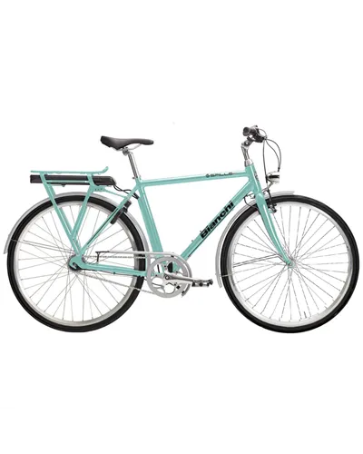 Bianchi e-Spillo Classic Gent VB Shimano Altus 8v - Egoing 418Wh, SU CK16/Black Glossy MY23