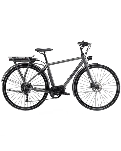 Bianchi e-Spillo Luxury Gent DB Shimano Altus 9v - E5000 418Wh, SL Gun Barrel Grey/Black Full Matt MY21