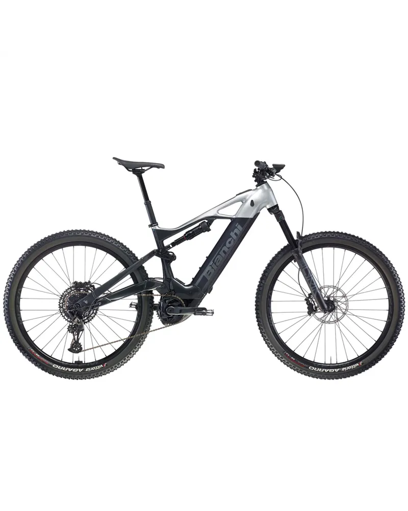 Bianchi e-Vertic FX-Type 9.1 Sram SX Eagle 12sp - Bosch CX 800Wh, ET Graphite/Grey Silver-Iridescent (Glossy) MY25