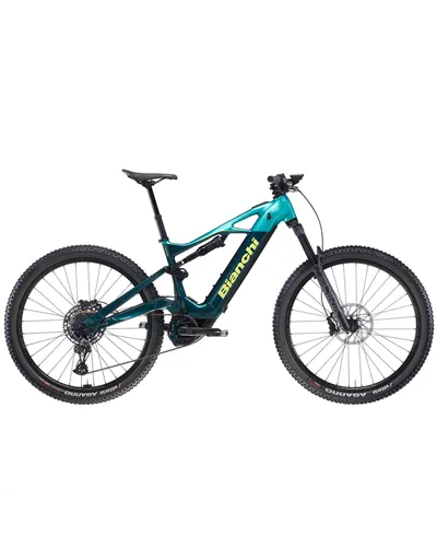 Bianchi e-Vertic FX-Type 9.1 Sram SX Eagle 12v - Bosch CX 800Wh, EV Greenish Water/Metallic Celeste-Acid (Glossy) MY25