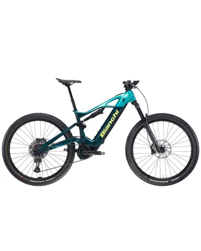 Bianchi e-Vertic FX-Type 9.2 Sram SX Eagle 12v - Bosch CX 800Wh, EV Greenish Water/Metallic Celeste-Acid (Glossy) MY25