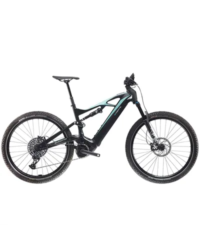 Bianchi e-Vertic FX-Type Sram SX Eagle 12sp - Bosch CX 750Wh, E4 Graphite Race Green/Blue Full Matt MY24