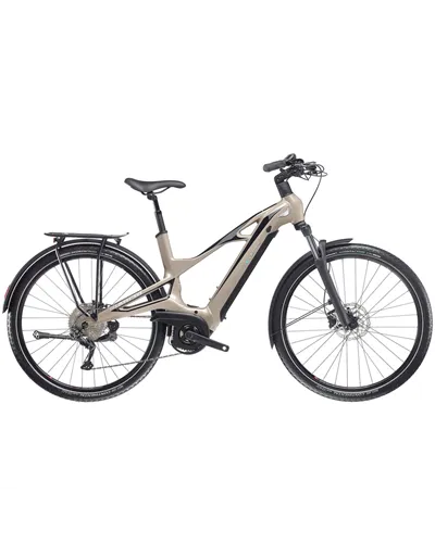Bianchi e-Vertic T-Type ST Shimano Deore 10sp - Bosch 500Wh, E8 Gold Stone/Graphite Race Glossy MY24