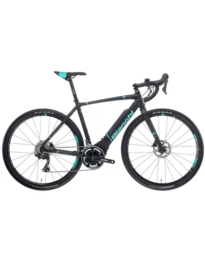 Bianchi Impulso E-Allroad Shimano GRX 11v - Polini EP3 500Wh, 3D Black/CK16-Graphite Full Matt MY21