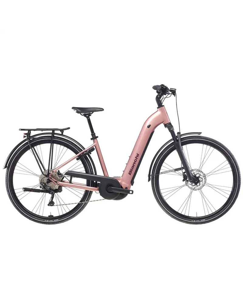 Bianchi T-Tronik C 8.2 Shimano Nexus 5v - Bosch 600Wh, YI Rose Metallic/Bordeaux Full Matt MY26