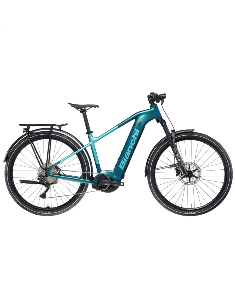 Bianchi T-Tronik X 9.2 Trekking Shimano Deore 10v - Bosch 600WhL, YN Dark Celeste Metallic/Celeste Metallic Full Matt MY26