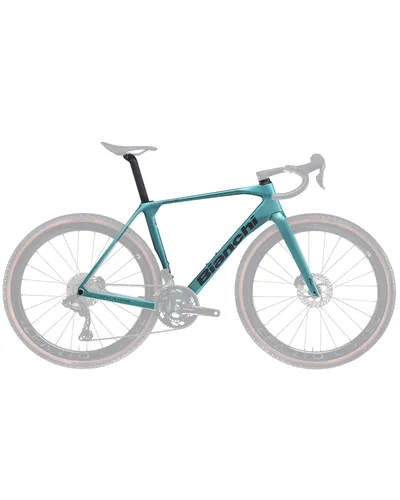 Bianchi Kit Telaio Impulso RC Disc Carbon, FG Celeste Metallic/Graphite-CK16 MY24