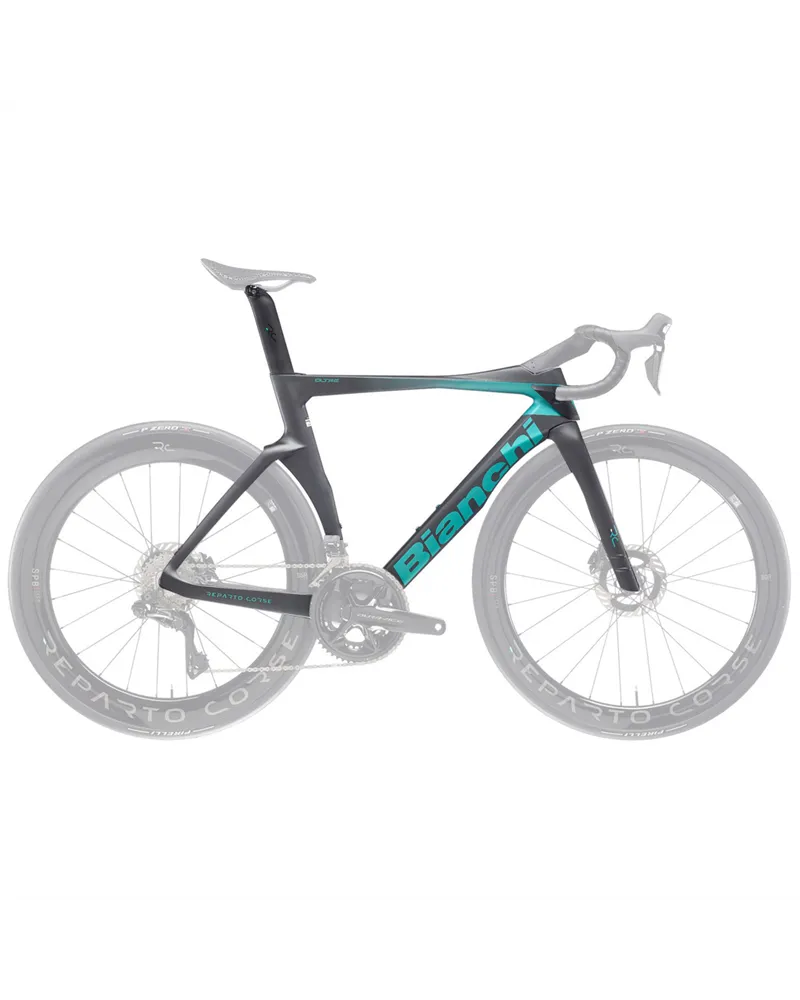 Bianchi Kit Telaio Oltre RC Disc Carbon, ZW Carbon/CK Metallic Matt MY24