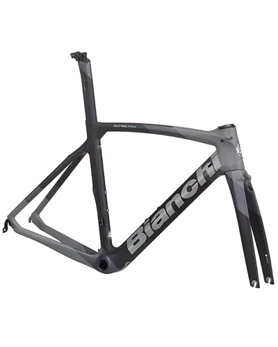 Bianchi Kit Telaio Oltre XR4 CV Carbon, XB Graphite Race/Grey Shade Matt + Metal Mirror Logo Glossy MY22