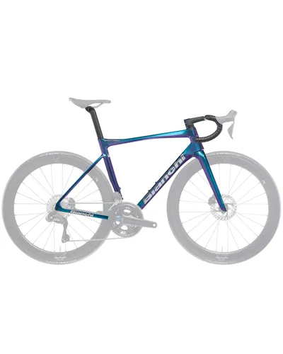 Bianchi Kit Telaio Specialissima Pro Disc Carbon, B3 Blue Purple/Chrome Glossy MY24