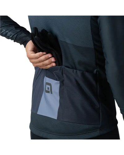 Alè PR-S Sfida Men's Full-Zip Cycling Jacket, Grey