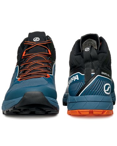 Scarpa Rapid Mid GTX Gore-Tex Men's Approach Shoes, Cosmic Blue/Orange