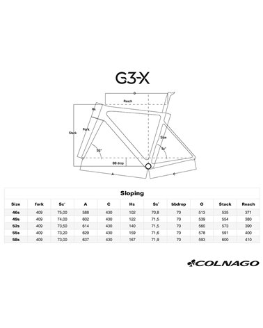Colnago G3-X Disc - G3G2