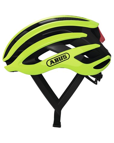 Abus AirBreaker Road Cycling Helmet, Neon Yellow