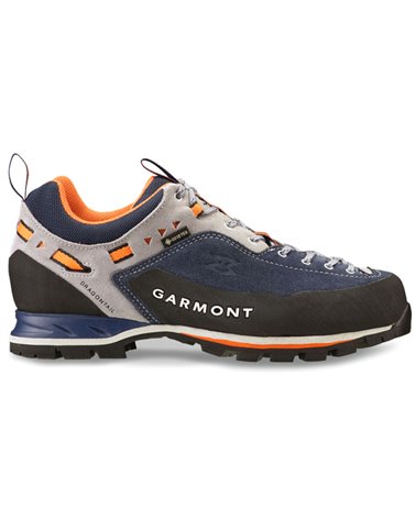 Garmont Dragontail MTN GTX Gore-Tex Men's Approach Shoes, Dark Blue/Orange