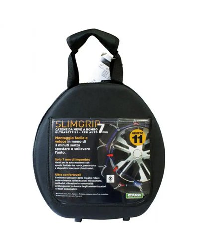 Catene da Neve Auto 215/60-17 R17 Ultrasottili da 7 mm (Omologate)