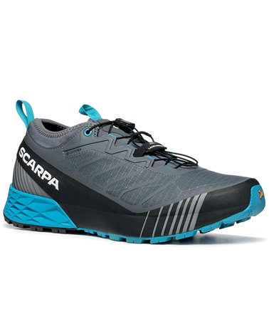 Scarpa Ribelle Run GTX Gore-Tex Men's Trail Running Shoes, Anthracite/Lake Blue