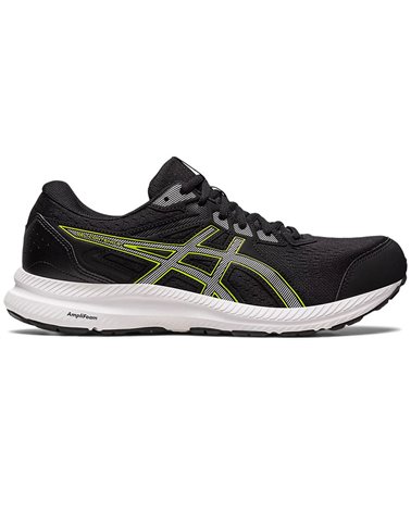 Asics Gel-Contend 8 Men's Running Shoes, Black/Pure Silver