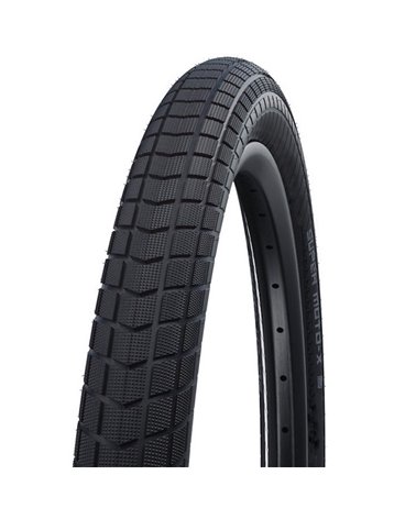 Schwalbe Super Moto-X 27.5x2.40 Performance Wired Addix DD GreenGuard Rigid Tyre, Black