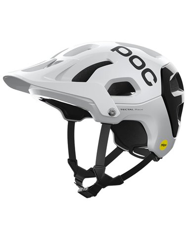 Poc Tectal Race MIPS MTB Helmet, Hydrogen White/Uranium Black