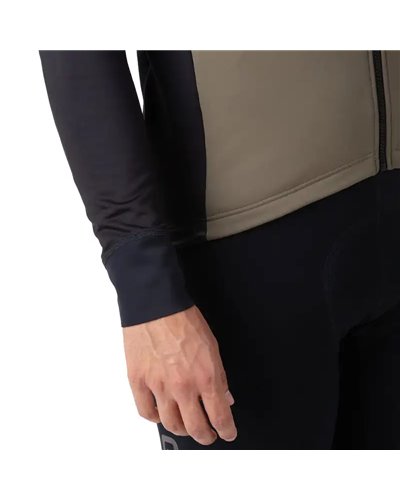 Alè Solid Fondo 2.0 Men's Full-Zip Cycling Jacket, Olive Green