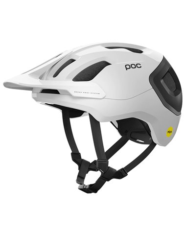 Poc Axion Race MIPS MTB Helmet, Hydrogen White/Uranium Black Matt