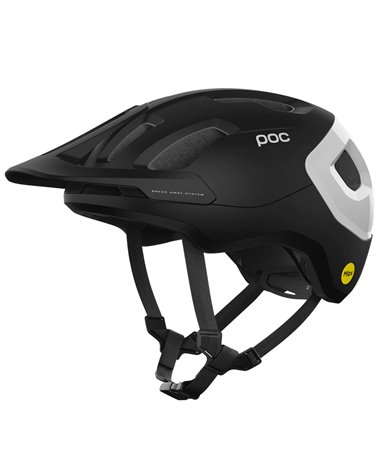 Poc Axion Race MIPS MTB Helmet, Uranium Black Matt/Hydrogen White