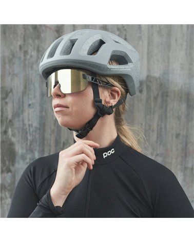 Poc Elicit Cycling Glasses, Uranium Black Lens Violet/Gold Mirror + Clear Lens