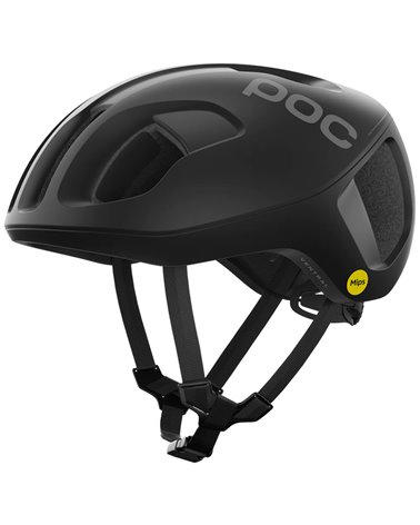 Poc Ventral MIPS Road Cycling Helmet, Uranium Black Matt
