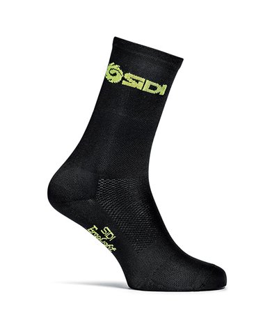 Sidi Pippo 2 Cycling Socks 16 cm N.323, Black/Fluo Yellow