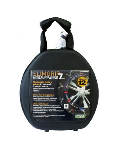 Catene da Neve Auto 215/65-17 R17 Ultrasottili da 7 mm (Omologate)