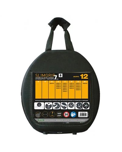 Catene da Neve Auto 215/65-17 R17 Ultrasottili da 7 mm (Omologate)