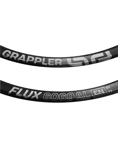 E*Thirteen Grappler Flux 29" Enduro 6069AL 28H Disc Cerchio MTB in Alluminio, Black/Gunmetal