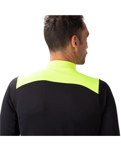 Alè Solid Fondo 2.0 Men's Full-Zip Cycling Jacket, Fluo Yellow
