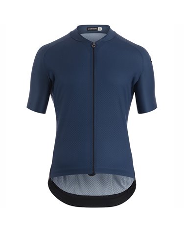 Assos Mille GT C2 Evo Men's Short Sleeve Full Zip Cycling Jersey, Stone Blue