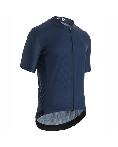 Assos Mille GT C2 Evo Men's Short Sleeve Full Zip Cycling Jersey, Stone Blue