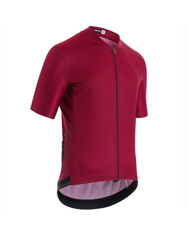 Assos Mille GT C2 Evo Men's Short Sleeve Full Zip Cycling Jersey, Bolgheri Red