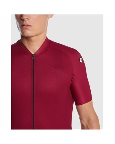Assos Mille GT C2 Evo Men's Short Sleeve Full Zip Cycling Jersey, Bolgheri Red