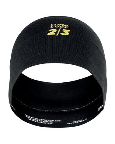 Assos Spring Fall Headband Fascia Testa, Black Series