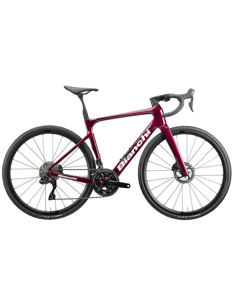 Bianchi Infinito Shimano 105 Di2 12sp, 2M Deep Dive Purple/Black Glossy-Matt Logo MY26