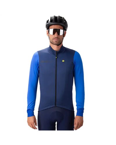 Alè Solid Fondo 2.0 Giacca Full-Zip Uomo, Blu Marino