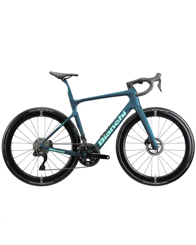Bianchi Infinito Pro Shimano 105 Di2 12v, 8E Petrol Green/CK16 Full Satin MY26