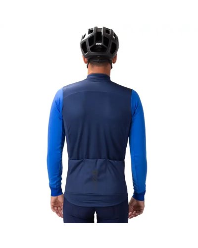 Alè Solid Fondo 2.0 Men's Full-Zip Cycling Jacket, Navy Blue