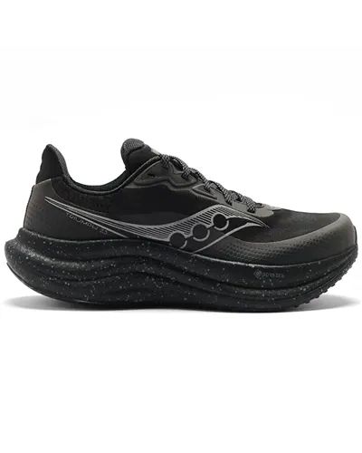 Saucony Triumph 23 GTX Gore-Tex Women's Running Shoes, Triple Black