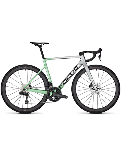 Focus Izalco Max 9.7 Shimano Ultegra Di2 12v, Nepal Silver/Mint Grey
