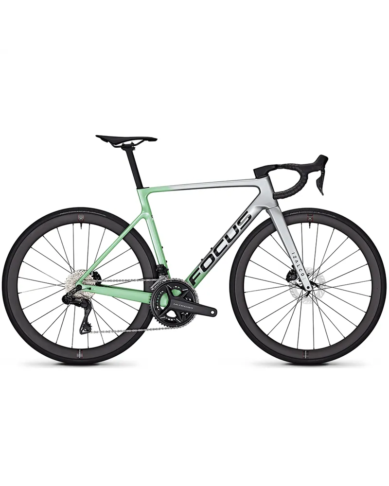 Focus Izalco Max 9.7 Shimano Ultegra Di2 12v, Nepal Silver/Mint Grey