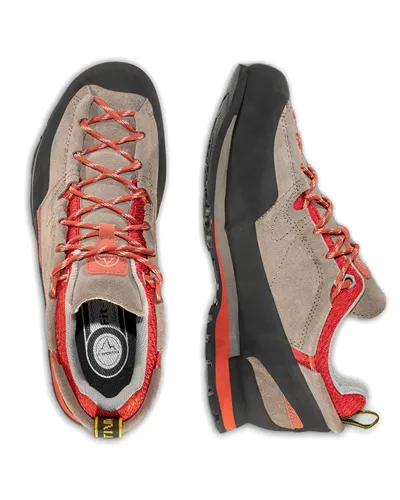 La Sportiva Boulder X Scarpe Avvicinamento Uomo, Clay/Saffron