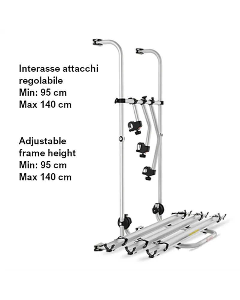 Fabbri Bici OK 3 Camper 95/140 - Hatchback Bike Racks