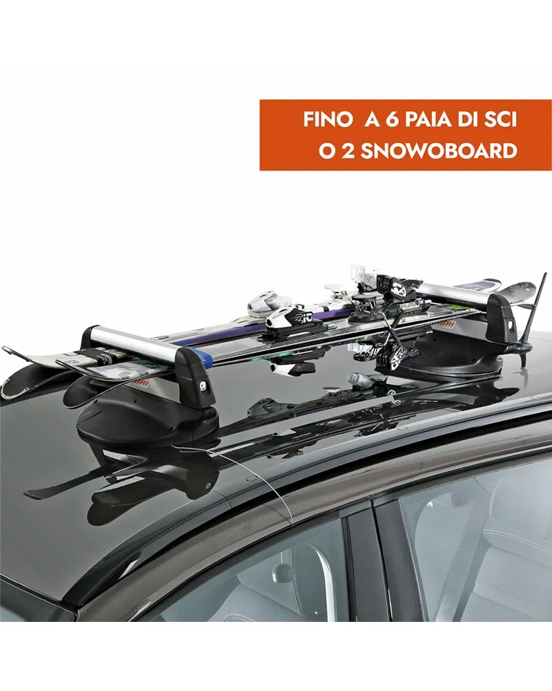 Fabbri Husky Ski & Board - Magnetic Ski Racks